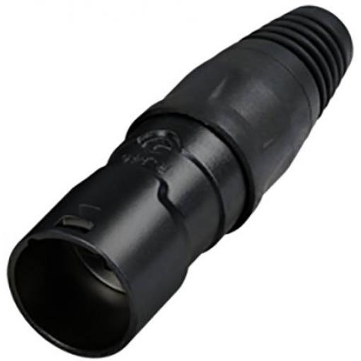 Rean AV Ochrana kabelů IP65 pro prefabrikované kabely RJ45, černě chromované pouzdro RCEM-Z-001-1 zástrčka, rovná 1 ks