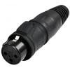 Rean AV RCX3F-Z-001-1 XLR konektor zásuvka, rovná Pólů: 3 1 ks