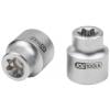 KS Tools 911.1288 Nástrčná hlavice Torx E 1/2 pro Mercedes, velmi krátká