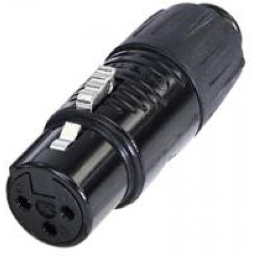 Rean AV RA3FT-B XLR adaptér mini XLR zástrčka - mini XLR zásuvka Pólů:3 1 ks