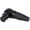 Rean AV RC3FR-BAG XLR konektor spojka, zahnutá Pólů: 3 1 ks