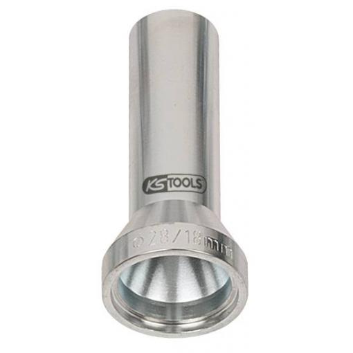 Pouzdro pro stupňovité tisku, vnitřní Ø 18 mm, vnější Ø 28 mm KS Tools 700.2358