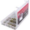 KS Tools 970.0630 Sortiment závitů, ocel a hliník, M3x9mm-M10 x 21mm, 300 ks