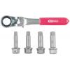 KS Tools 918.3500 Speciální sada nástrčných klíčů 1/2 pro brzdové třmeny, 5 ks