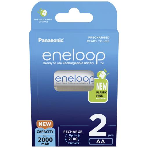 eneloop eneloop HR06 akumulátor AA, Ni-MH, 2000 mAh, 1.2 V, 2 ks