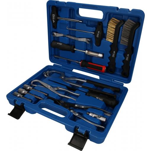 Brilliant Tools BT701250 Univerzální brzdové bubny a sada nářadí na brzdové kotouče, 15 ks