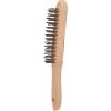 Brilliant Tools BT706003 Ocelový ruční drátěný kartáč 3 řady, 290 mm