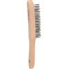 Brilliant Tools BT706002 Ocelový drátěný kartáč 4 řady, 290 mm