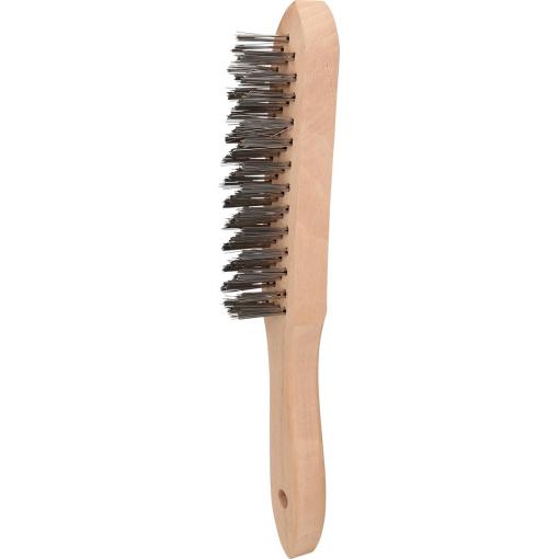 Brilliant Tools BT706002 Ocelový drátěný kartáč 4 řady, 290 mm
