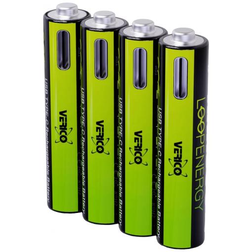 Verico LoopEnergy USB-C USB-C® akumulátor Li-Ion 600 mAh 1.5 V 4 ks