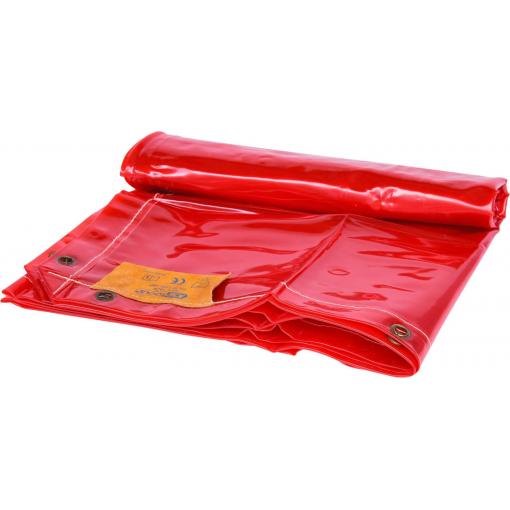 KS Tools 985.7028 Svářečská ochranná kukla, červená