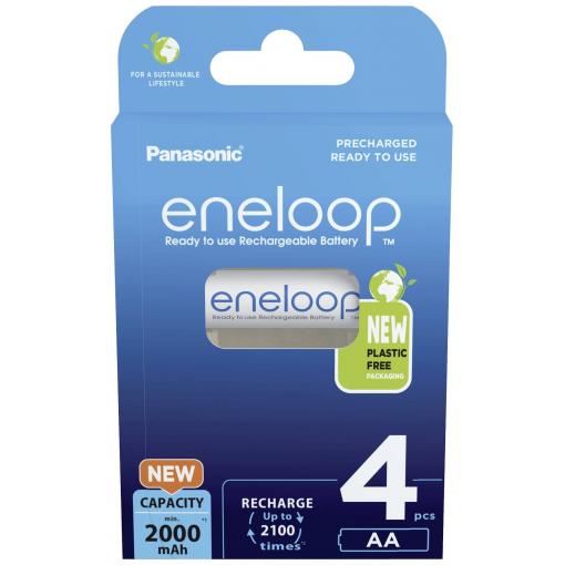 eneloop eneloop HR06 akumulátor AA, Ni-MH, 2000 mAh, 1.2 V, 4 ks