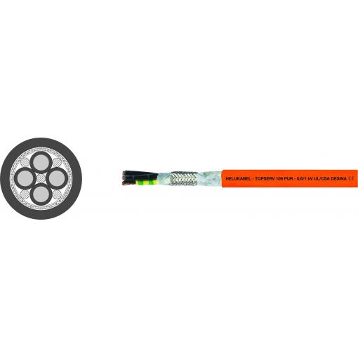 HELU TOPSERV® 109 700897 servo kabel 4 G 95 mm², 100 m, oranžová