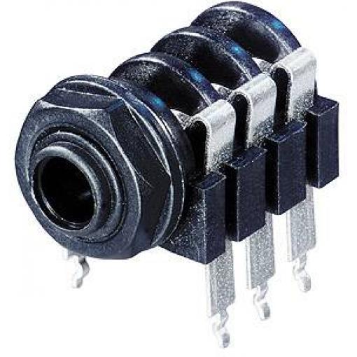 Rean AV NYS218 jack konektor 6.35 mm zásuvka Pólů: 3 1 ks
