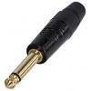 Rean AV RP2C-B jack konektor 6.35 mm zástrčka Pólů: 2 1 ks