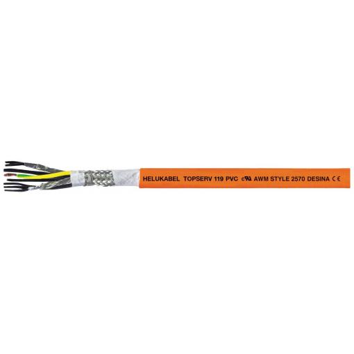 Helukabel TOPSERV® 119 servo kabel 4 G 16.00 mm² + 4 x 1.50 mm² oranžová 707296 500 m