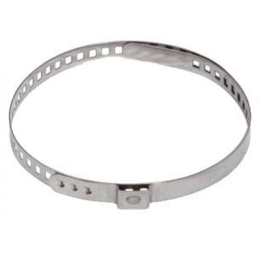 Nerezové spony, Ø 75 - 112mm, sada 100 kusů KS Tools 515.3175