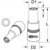 Speciální hliníková nástrčná hlavice OZ pro ráfky OZ, 8 mm KS Tools 515.1033