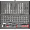 TOOLCRAFT HT02183 820952 sada bitů, 75dílná, plochý, inbus, spojka, Tri-Wing, TORQ, čtyřzub (XZN), křížový PZ, křížový PH, profil T, 1/4 (6,3 mm)