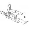 Univerzální nástroj pro vytahování kulových kloubů bez hydraulického válce, 36 mm KS Tools 670.0151