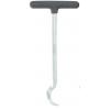 KS Tools 550.1075 Háčkový nástroj s T rukojetí, velký tvar, 165 mm