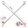 Křížový klíč na kola pro nákladní vozidla, 3/4„x24x27x32mm KS Tools 518.1155