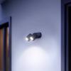 Steinel LED STRAHLER SPOT DUO S ANT 058647 venkovní LED reflektor s PIR detektorem Energetická třída (EEK2021): F (A - G) 14.95 W Barvy světla (LED svítidlo):