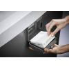 Dahle 406 Air skartovačka 19 listů na kousky 4 x 40 mm P-4 60 l Křížový řez kancelářské sponky, sponky do sešívačky