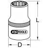 KS Tools 460.0970 Brzdový třmen pro Renault/Scania/Volvo, 11-hran