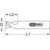 KS Tools 515.1305 Karbidový vrták svarového bodu, 8 mm