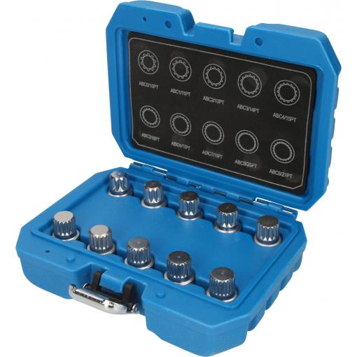 Sada zámků kol pro VW, 10 ks Brilliant Tools BT691310