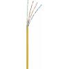 Renkforce RF-5224648 RJ45 síťové kabely, propojovací kabely CAT 5e U/UTP 0.15 m žlutá s ochranou, bez halogenů 1 ks