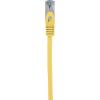 Renkforce RF-5224650 RJ45 síťové kabely, propojovací kabely CAT 6A S/FTP 1.00 m žlutá s ochranou, samozhášecí 1 ks