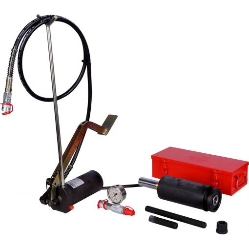 KS Tools 440.0585 Hydraulická jednotka 32 t, s hydraulickým a manometrem, 11 ks
