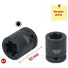 KS Tools 460.0012 Nástrčná hlavice TORX E-Plus pro Mercedes, 32 EPL, 50 mm dlouhá