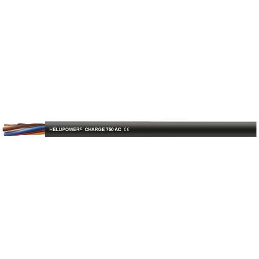 HELU 17001069-100 Nabíjecí linka, HELUPOWER® CHARGE-750-AC, 3 G 6 mm² + 1 x 0.50 mm², černá, 100 m