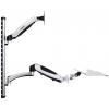 SpeaKa Professional držák na zeď pro monitor SP-MM-730 1 Displej: (s) 43,2 cm (17) - 68,6 cm (27) černá/stříbrná nastavitelná výška, naklápěcí, nakláněcí,