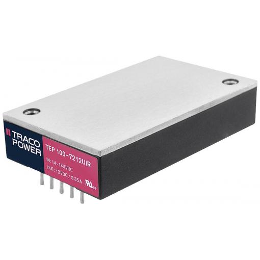TracoPower TEP 100-7215UIR DC/DC měnič napětí do DPS 110 V/DC 24 V/DC 4.2 A 100 W Počet výstupů: 1 x Obsah 1 ks