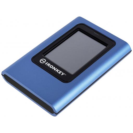Kingsong IronKey Vault Privacy 80 960 GB, externí HDD 8,9 cm (3,5), USB-C®, modrá