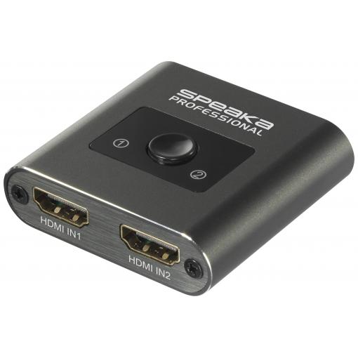 SpeaKa Professional SP-HSW-231 2 porty HDMI přepínač UHD 7680 x 4320 Pixel