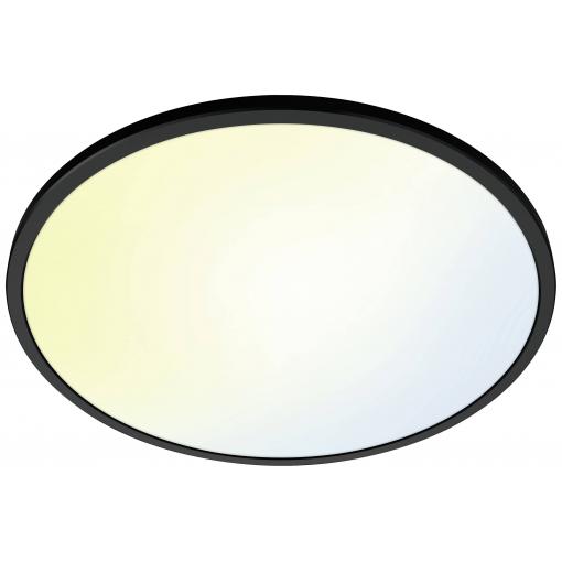 WiZ 8719514554955 SuperSlim WiZ Ceiling 22W B RD 27-65K TW LED stropní svítidlo 22 W černá