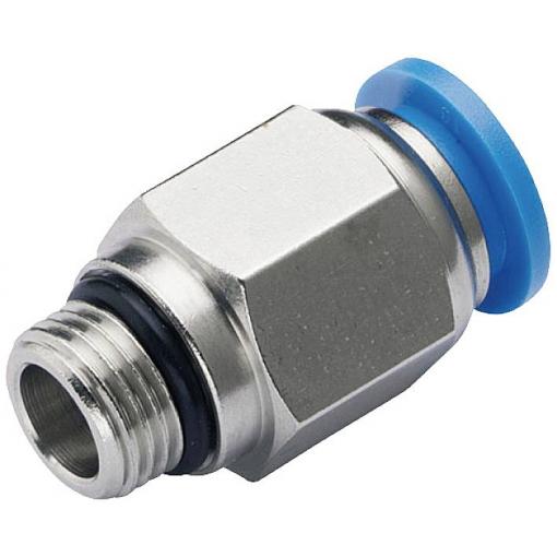 TRU COMPONENTS rovná spojka PC6-G01 Ø vedení: 6 mm Rozměry závitu: G1/8 1 ks