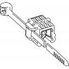 HellermannTyton 156-00007, T50ROSEC24-MC5-BK-D1, stahovací pásky, 4.60 mm, 200 mm, černá, svazkování kabelů bočně vůči montáži, 1 ks