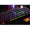 Surefire Gaming KingPin M2 kabelový, USB herní klávesnice německá, QWERTZ černá s podsvícením, tlačítka multimédií