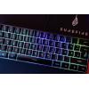 Surefire Gaming KingPin X1 kabelový, USB herní klávesnice německá, QWERTZ černá s podsvícením, tlačítka multimédií