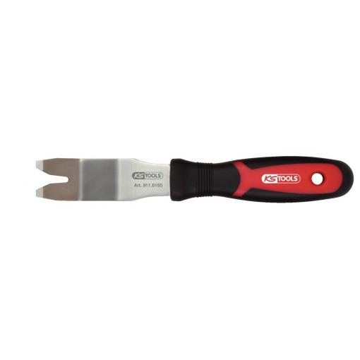 KS Tools 911.8195 Odstraňovač Y tvaru, dvojitě široký, zahnutý, 230 mm