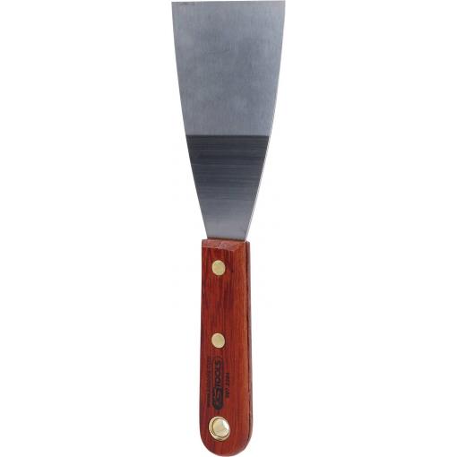 KS Tools 907.2264 Tmel Z NEREZOVÉ OCELI, 63 mm, s dřevěnou rukojetí