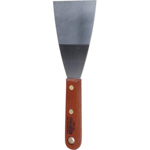 KS Tools 907.2265 Tmel Z NEREZOVÉ OCELI, 75 mm, s dřevěnou rukojetí
