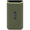 Transcend ESD380C 2 TB, externí SSD disk, USB-C®, USB-A, zelená