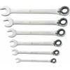 TOOLCRAFT 824124 sada ráčnových klíčů 6dílná Délka klíče (cm) (jen pro nadpis) 8 - 19 mm
